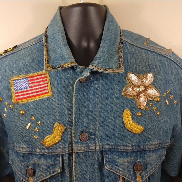 INTERNATIONAL DENIM Womens Jacket MEDIUM | VINTAGE - Picture 4 of 11